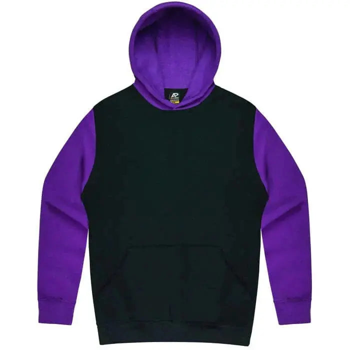 Aussie Pacific Monash Kids Hoodie 3530 Aussie Pacific BLACK/ELECTRIC PURPLE 4